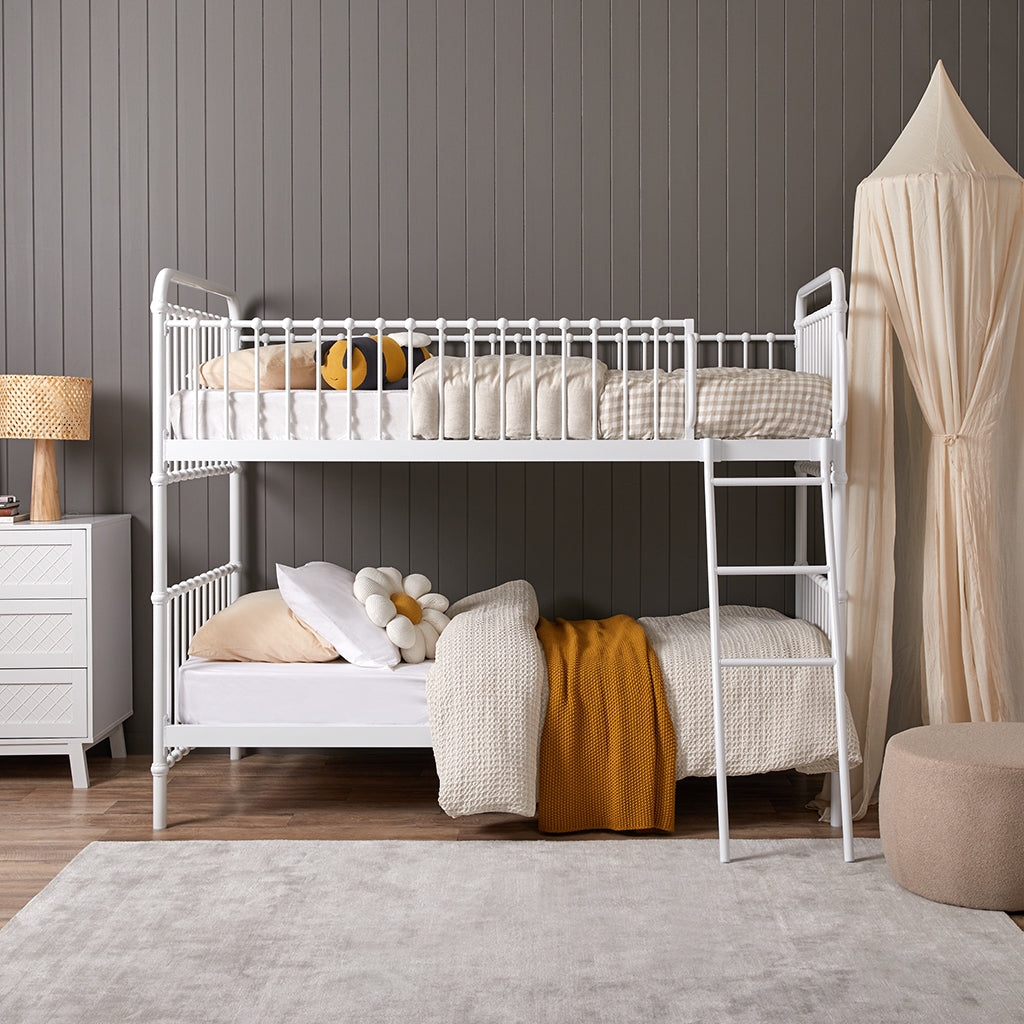 Sonata Bunk Bed - White