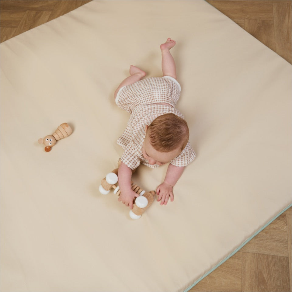 Padded Play Mat Reversible - Cream