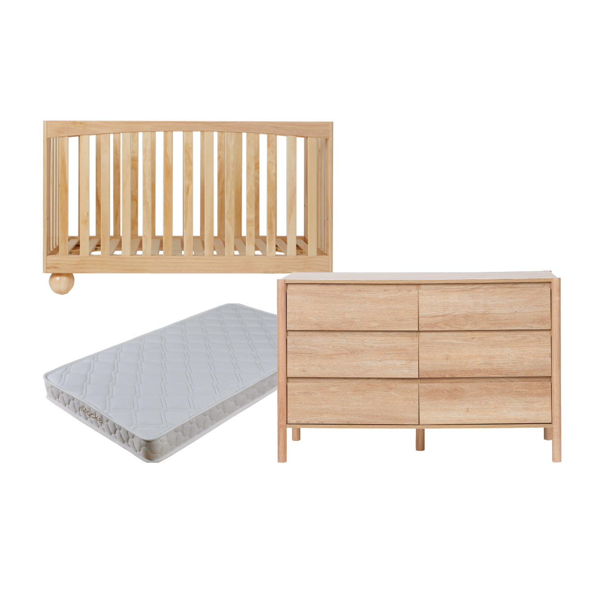 Blake Blair Three Piece Nursery Set - Mocka New Zealand