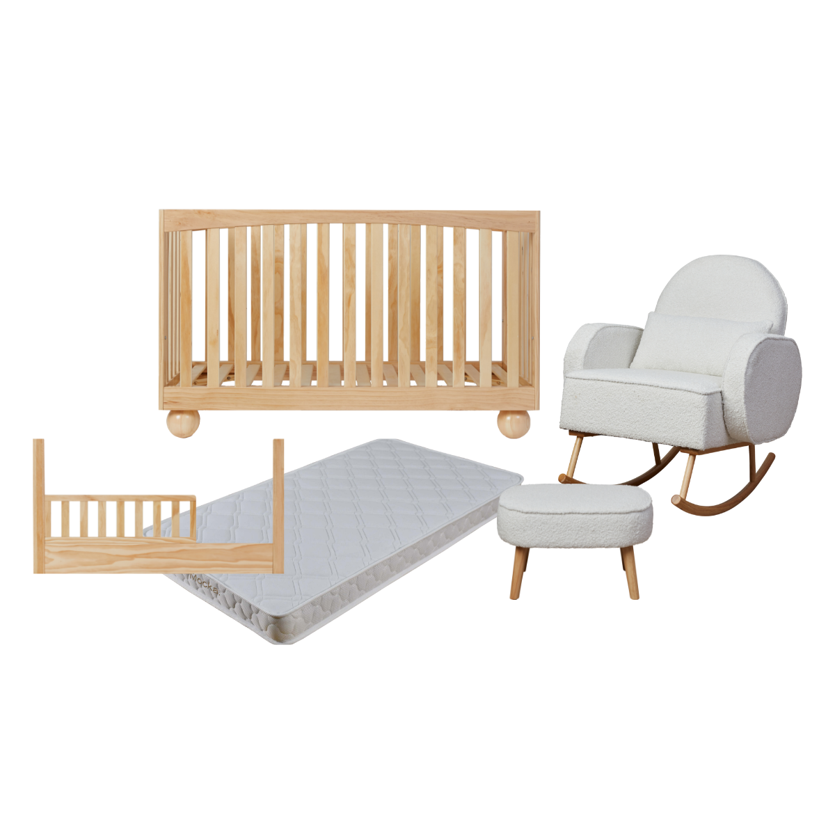 Blake Backyard Set Blake Natural 5-Piece Nursery Set - Mocka