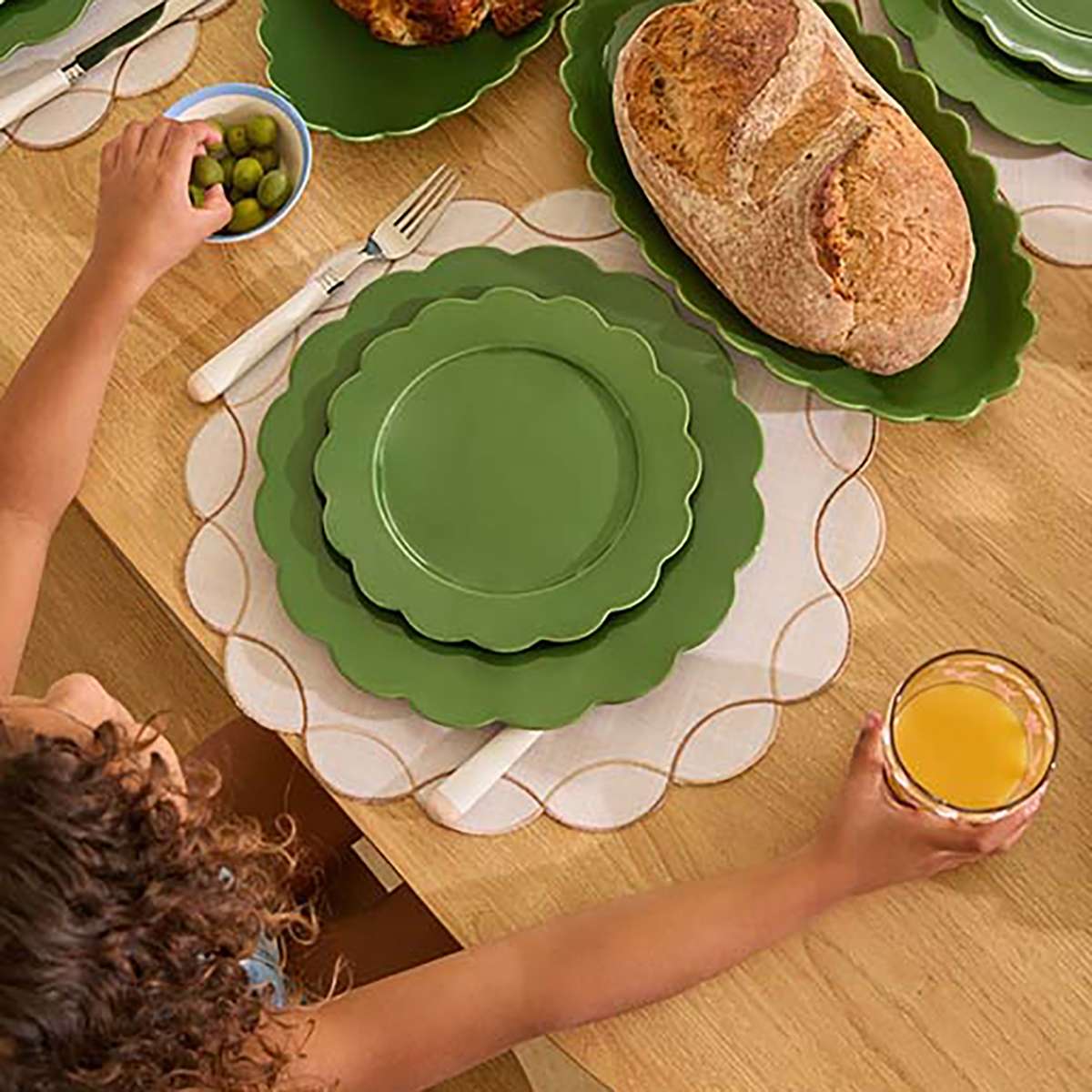 Amara Six Seater Dining Table - Natural - Mocka New Zealand