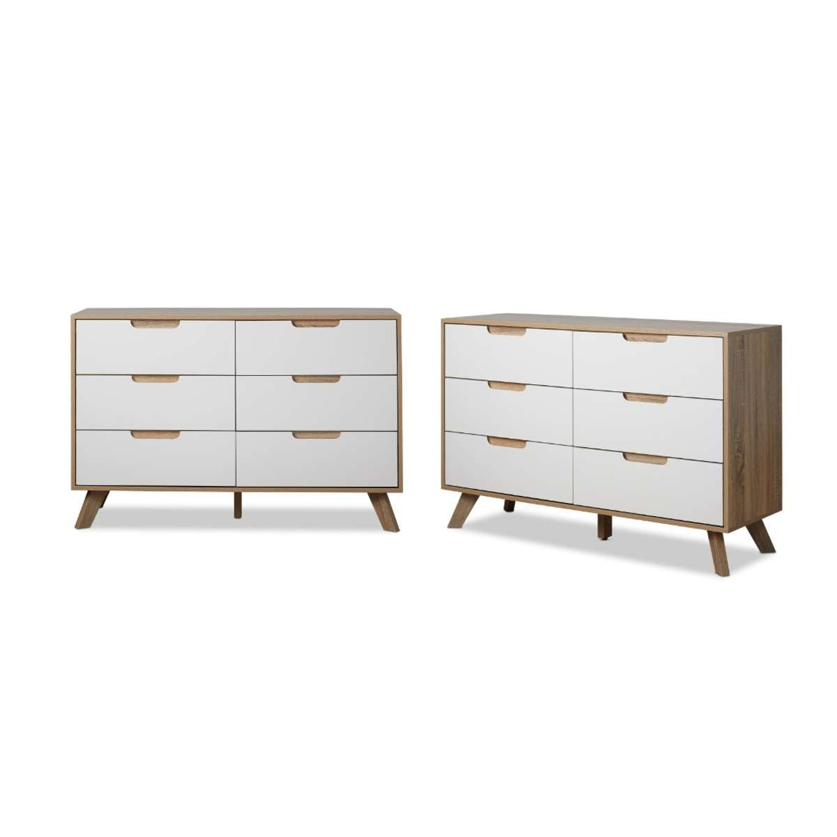 Chelsea Six Drawer - Wide Bundle - Mocka New Zealand