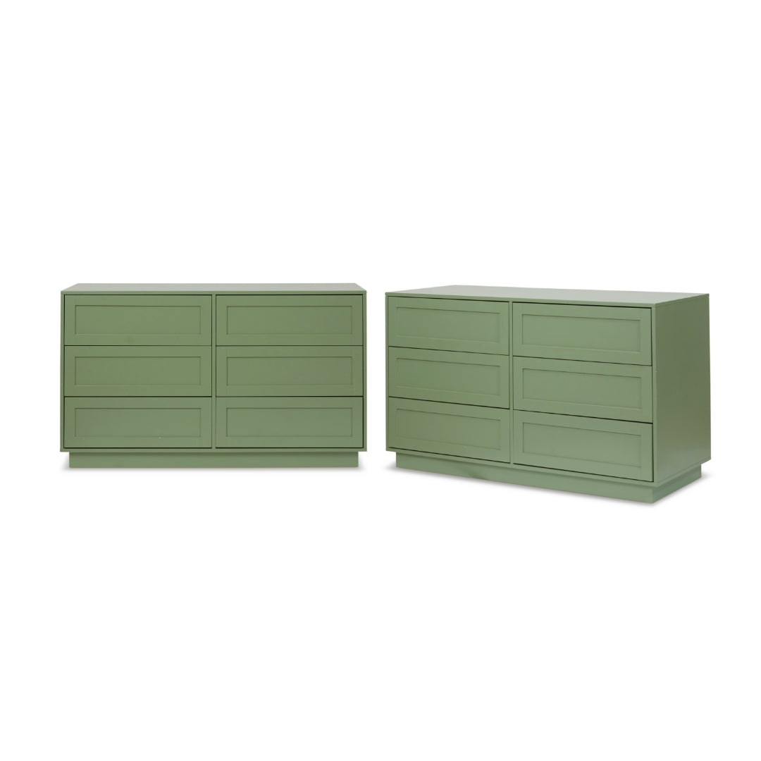 Eros Six Drawer - Sage Green Bundle - Mocka New Zealand