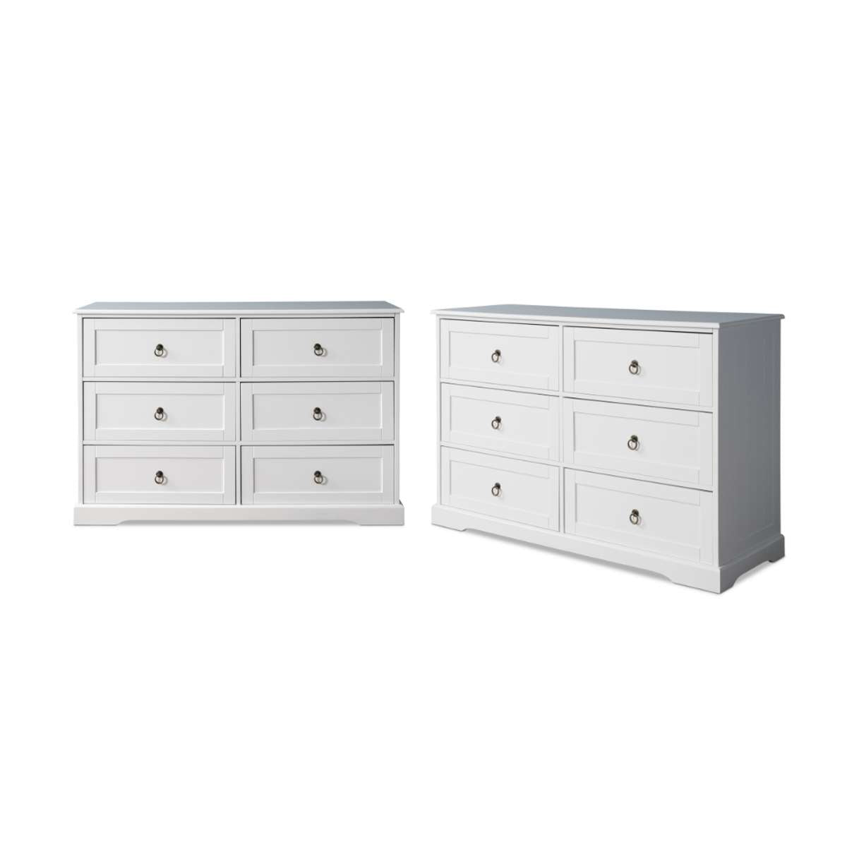 Hamptons Six Drawer - Wide Bundle - Mocka New Zealand