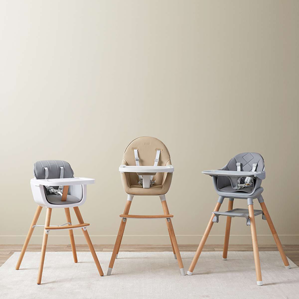 Macey 3-in-1 Highchair - Grey - Mocka New Zealand