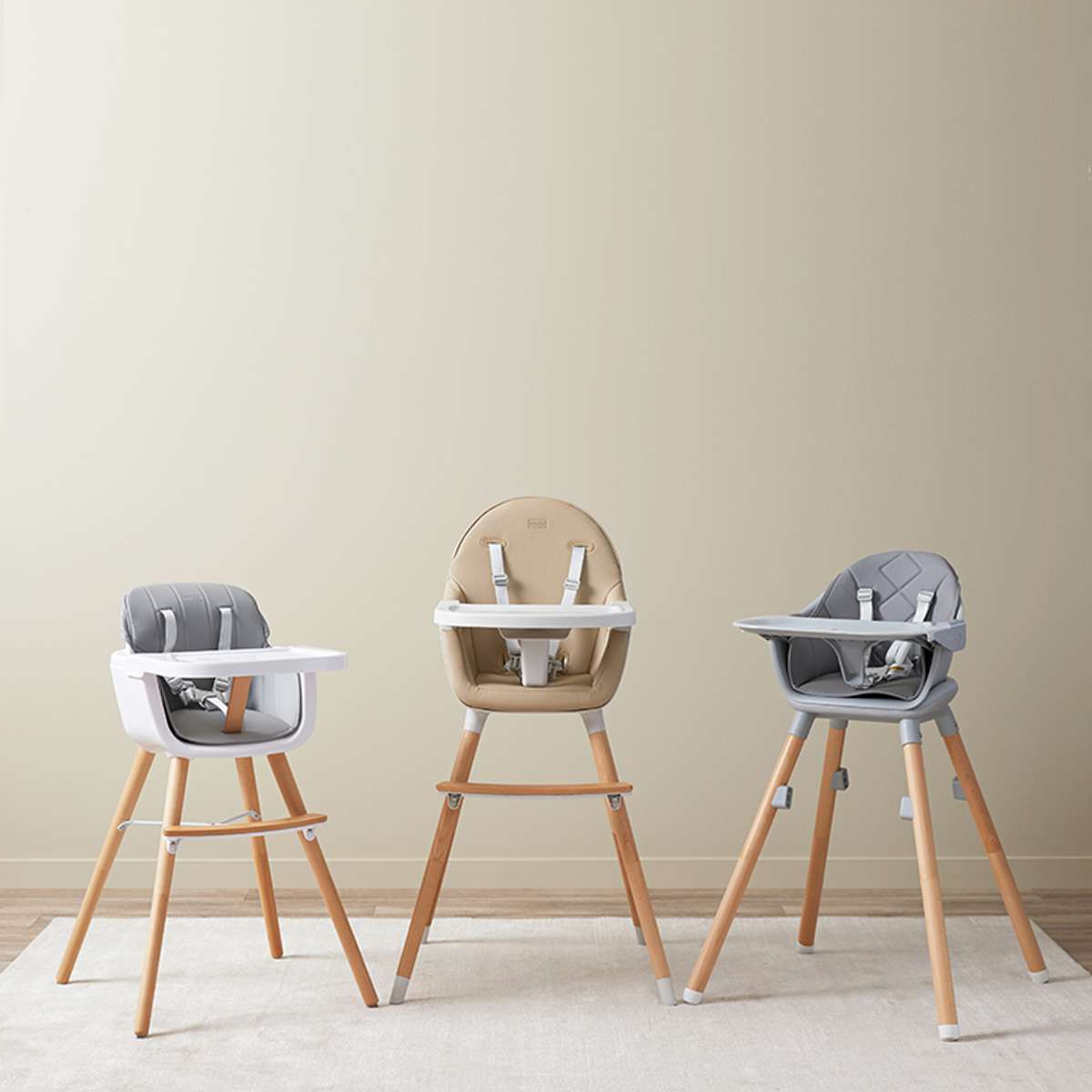 Macey 3-in-1 Highchair - Grey - Mocka New Zealand
