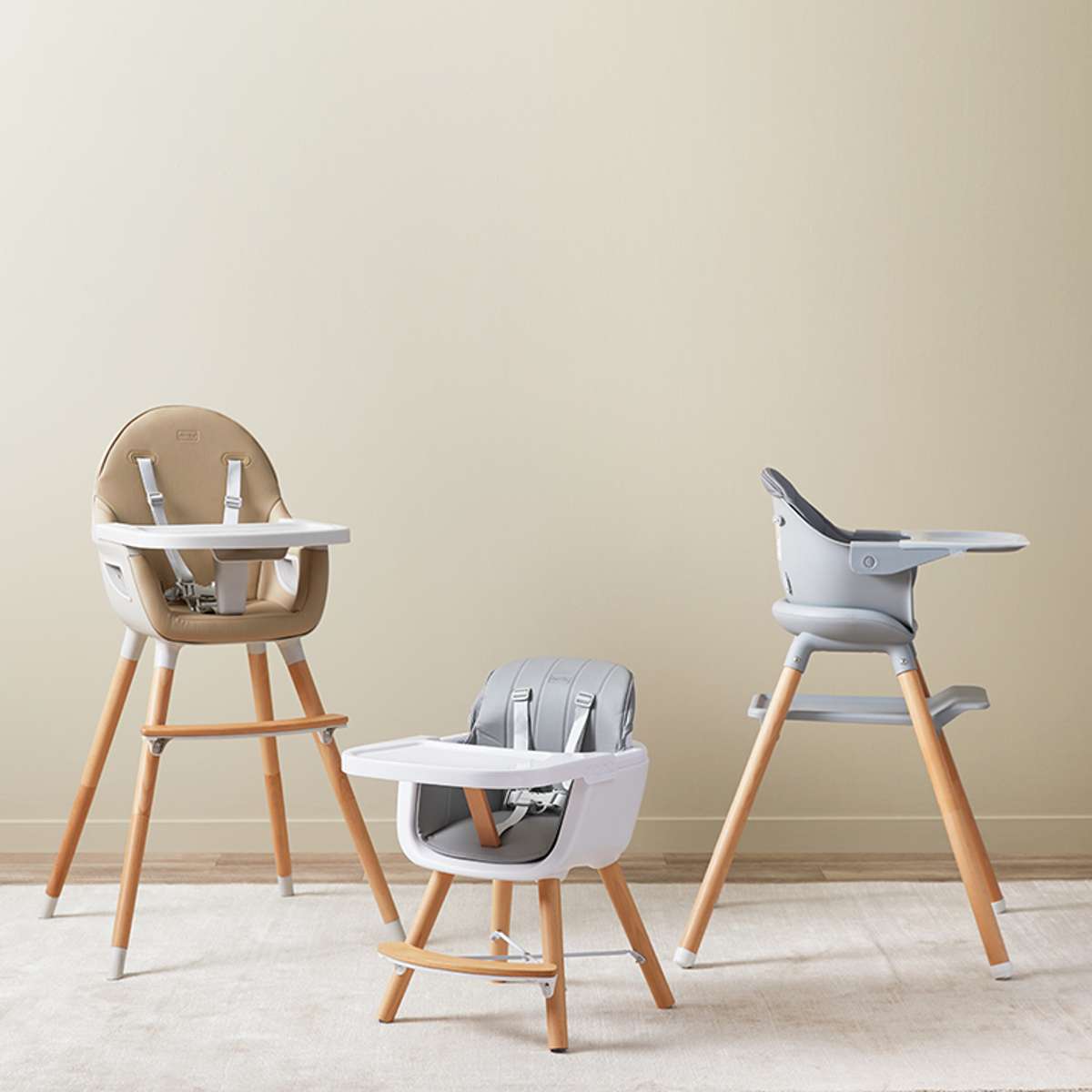 Macey 3-in-1 Highchair - Grey - Mocka New Zealand