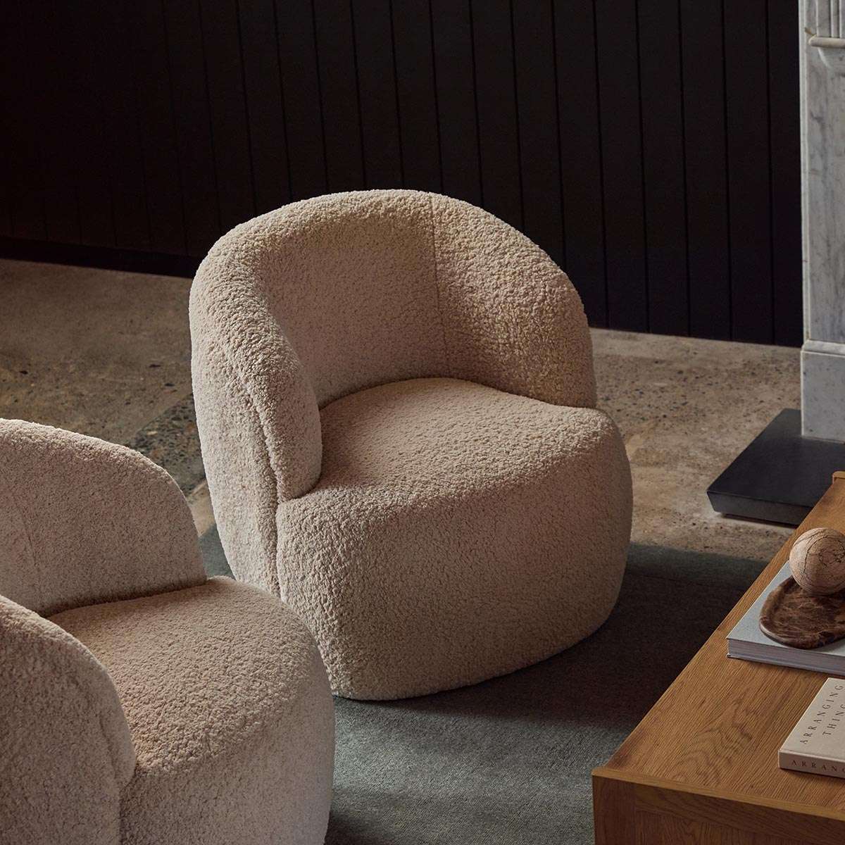Leo Occasional Chair - Beige - Mocka New Zealand