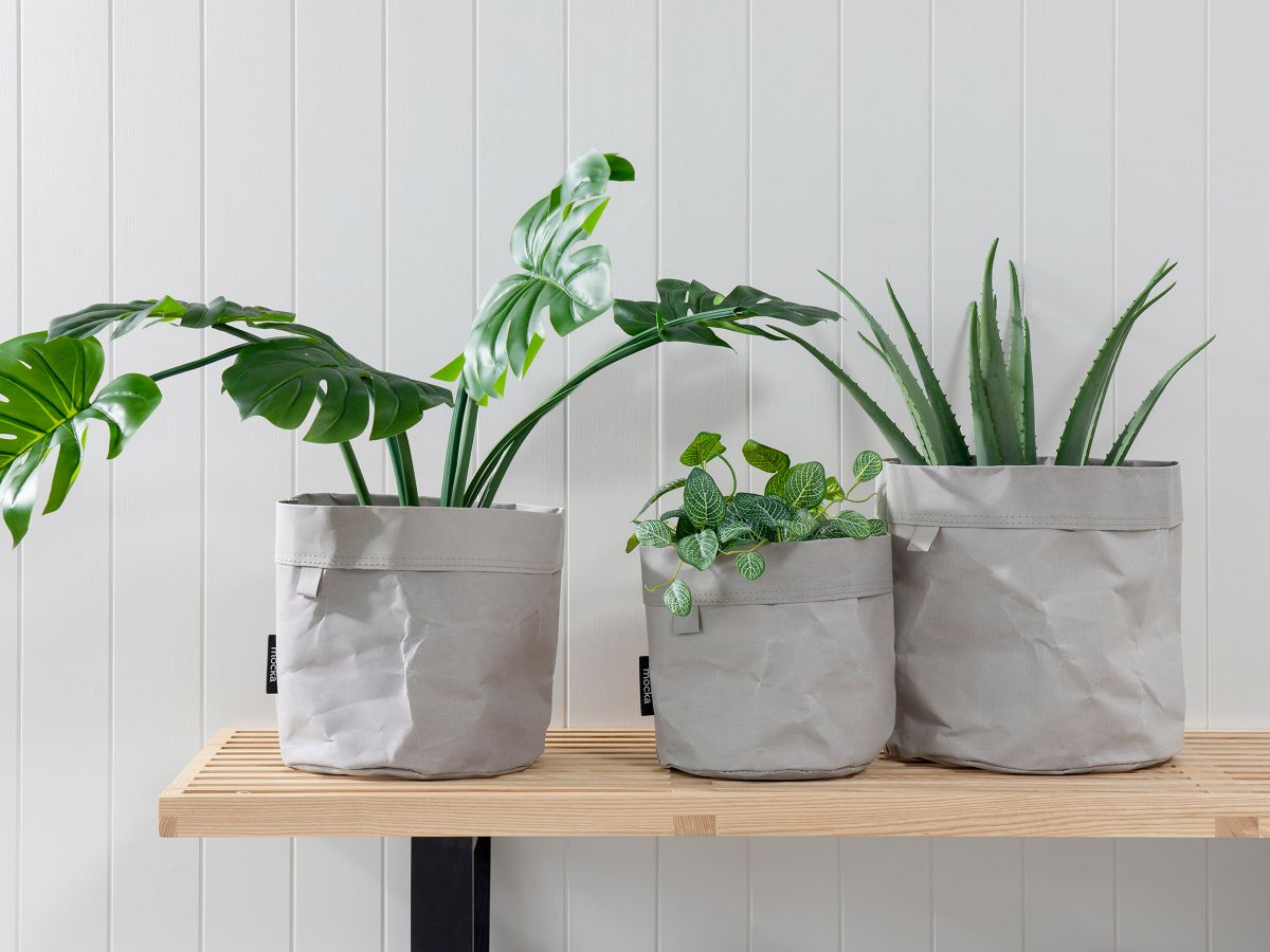 Etta Basket Set - Round - Grey - SECONDS - Mocka New Zealand