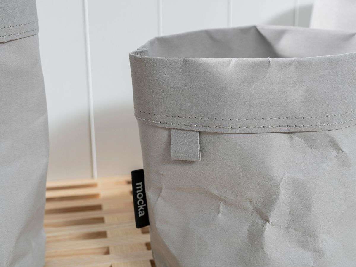 Etta Basket Set - Round - Grey - SECONDS - Mocka New Zealand