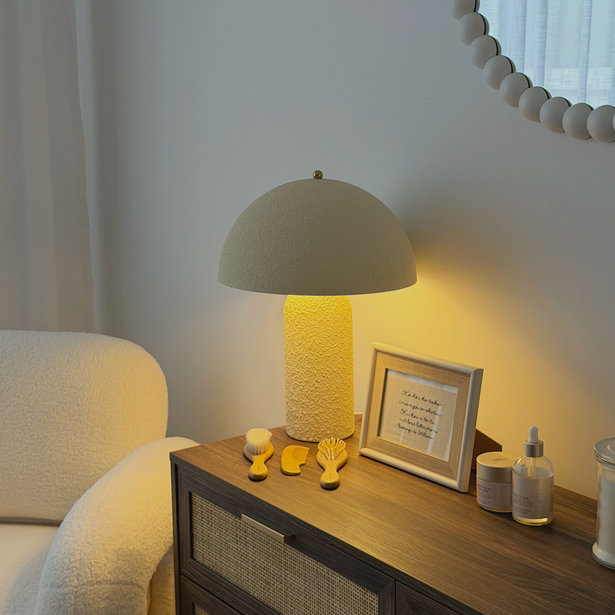 Dome Pebble Table Lamp - Mocka New Zealand