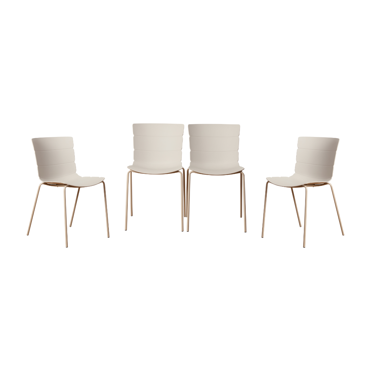 Ravello Outdoor Dining Chair - Beige Set of Four Bundle - Mocka New Zealand