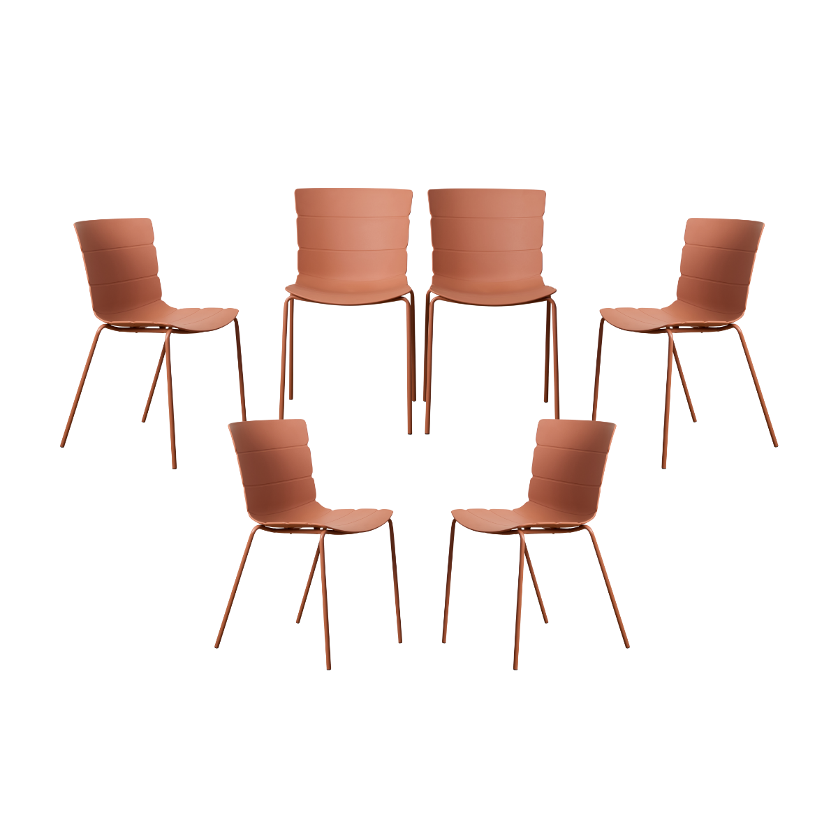 Ravello Outdoor Dining Chair - Clay Set Of Six Bundle - Mocka New Zealand