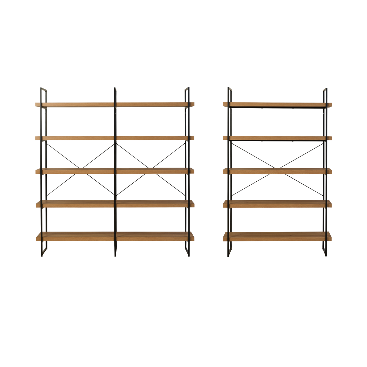 Carter Shelf Wide and Slim - Set of Two - Mocka New Zealand