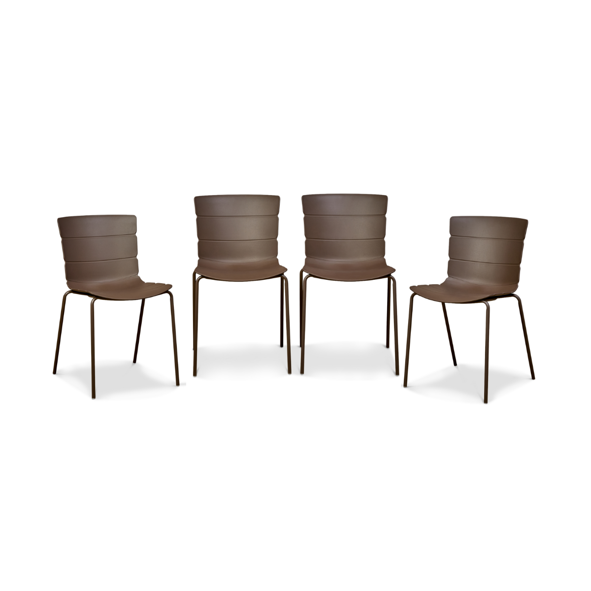Ravello Outdoor/Indoor Dining Chair Chocolate - Set of Four Bundle