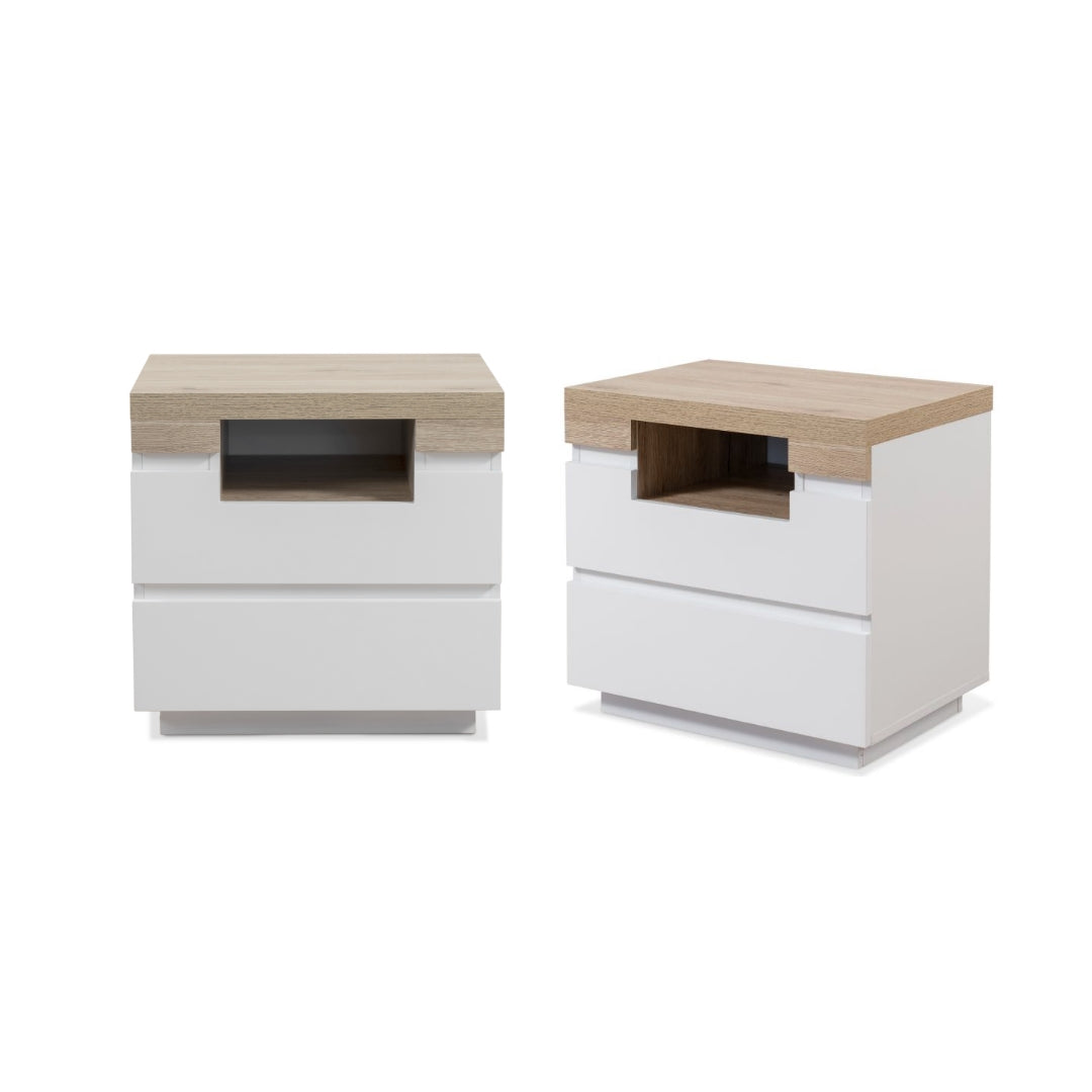 Sadie Bedside Table Bundle - Mocka New Zealand
