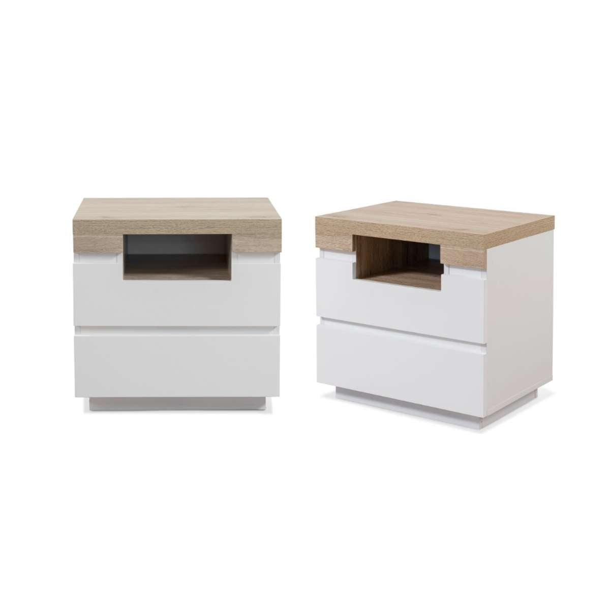 Sadie Bedside Table Bundle - Mocka New Zealand