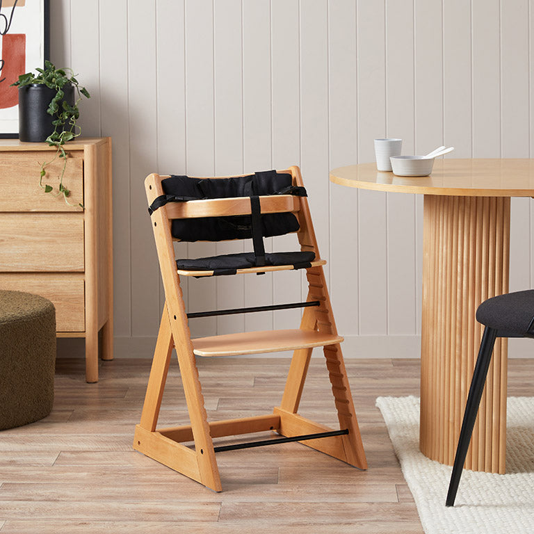 Soho Wooden Highchair - Natural - Mocka New Zealand