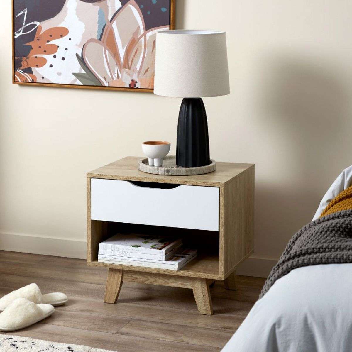 Jesse Bedside Table - Mocka New Zealand