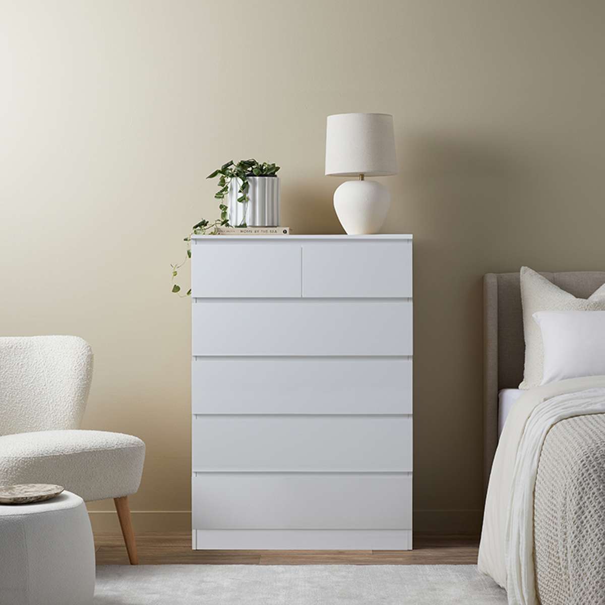 Jolt Tallboy Drawers - White Bundle - Mocka New Zealand