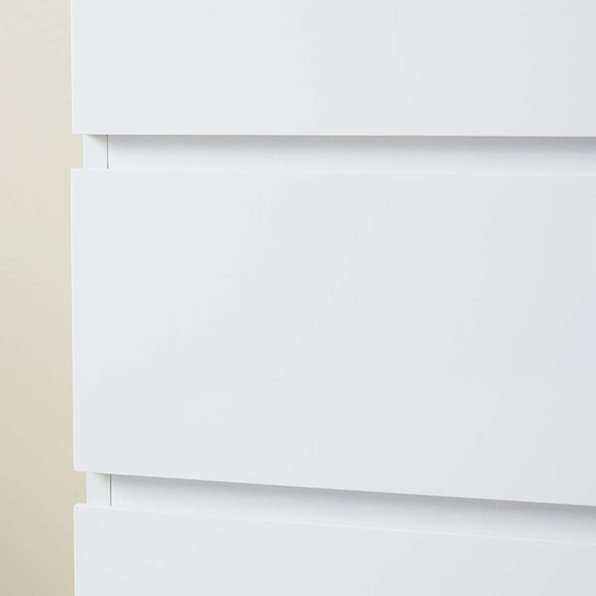 Jolt Six Drawer - Slim - White - Mocka New Zealand