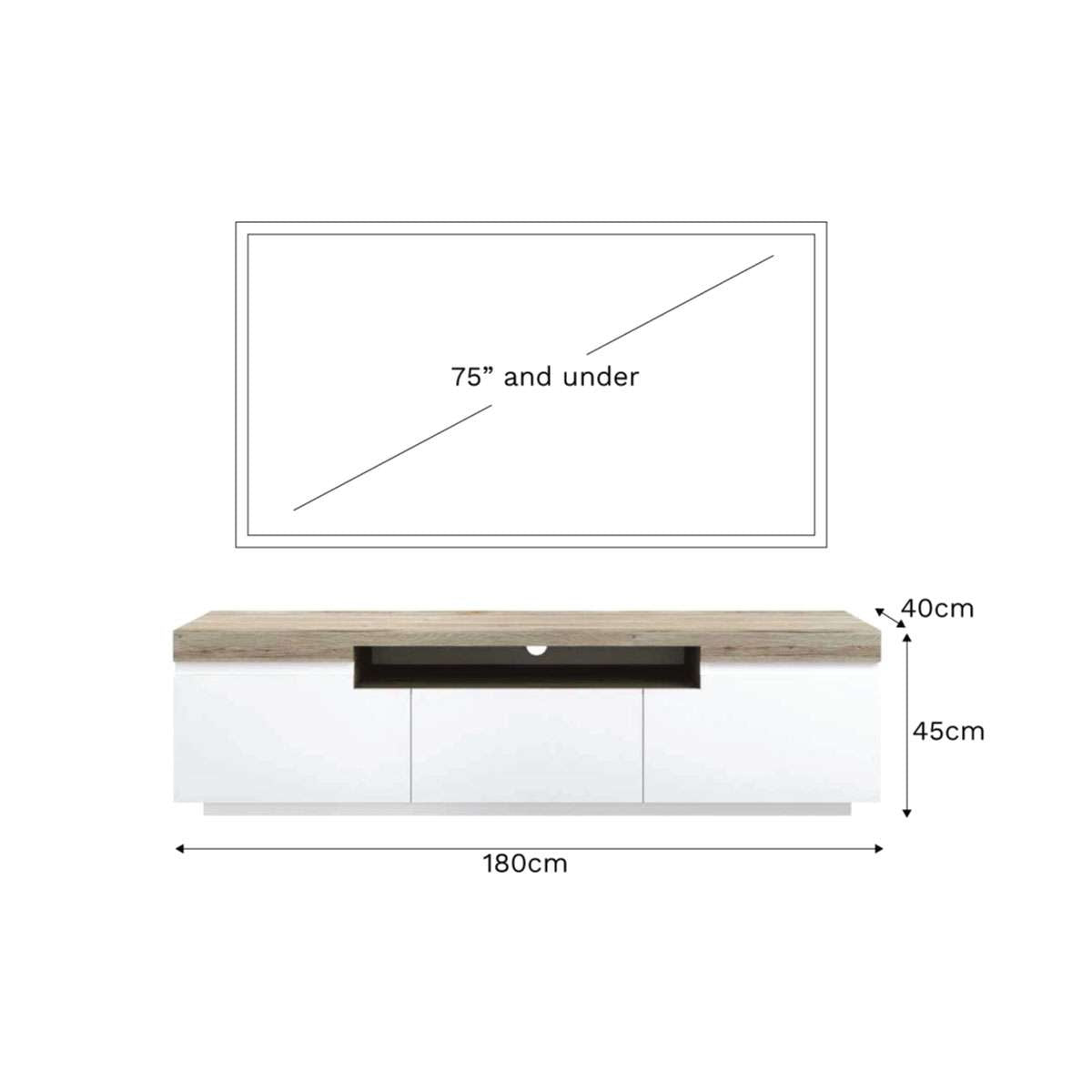 Sadie Entertainment Unit - Mocka New Zealand
