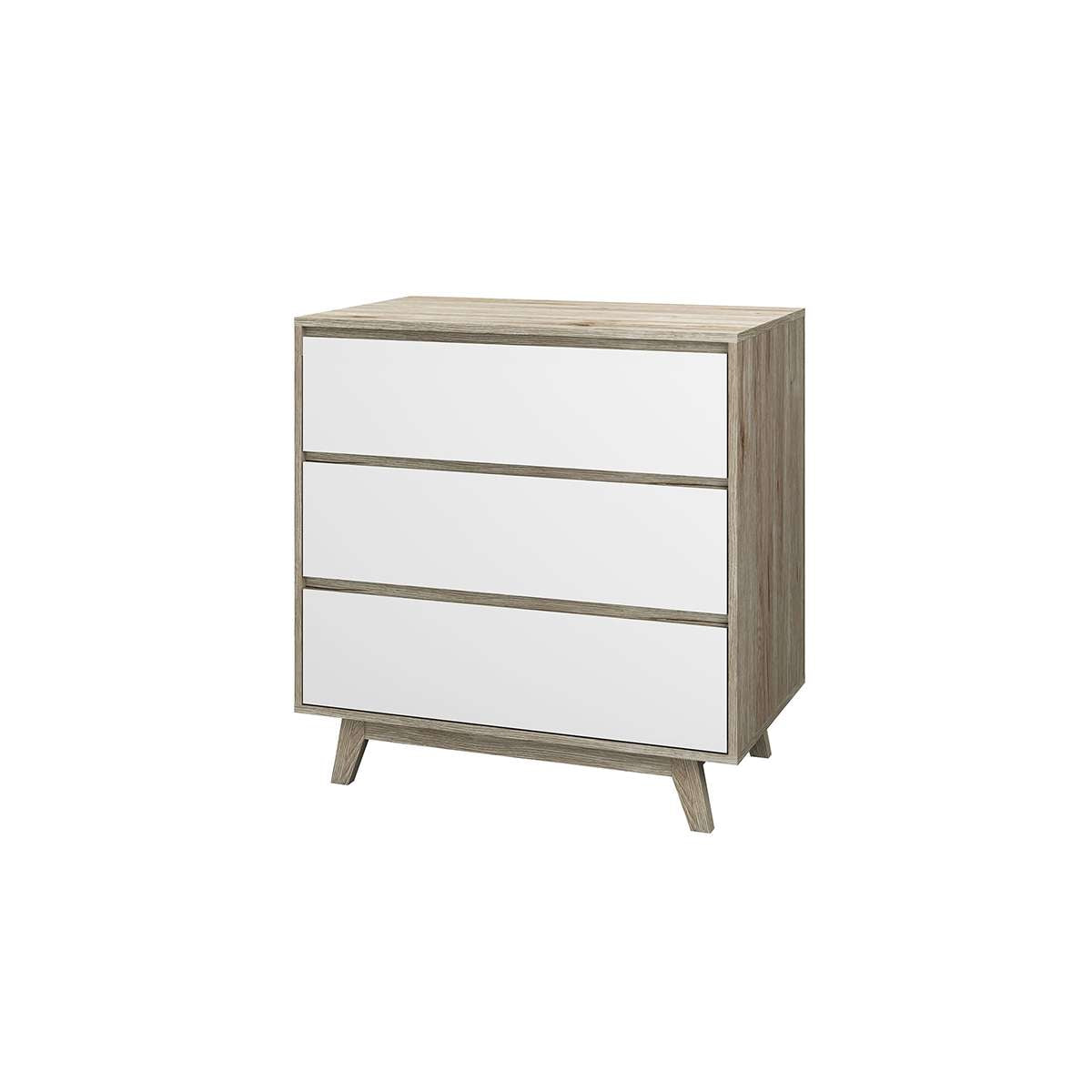 Jesse Three Drawer - Mocka New Zealand