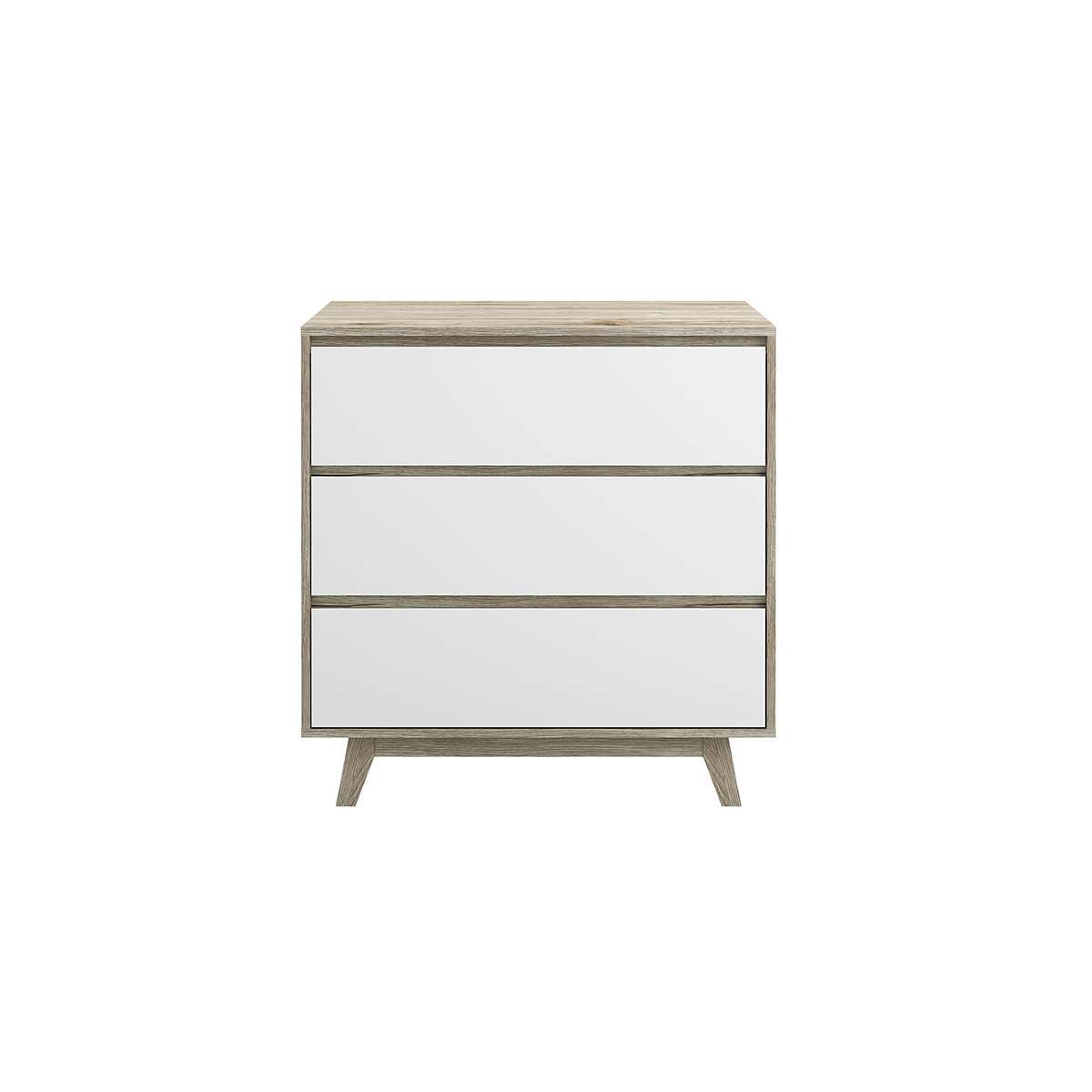 Jesse Three Drawer - Mocka New Zealand