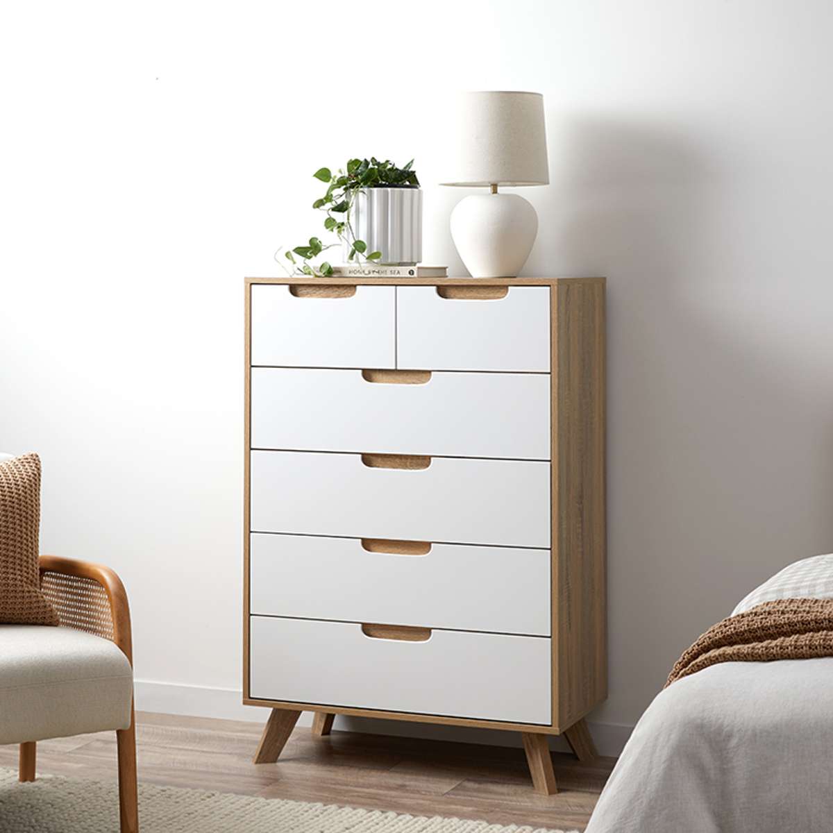 Chelsea Tallboy Drawers - Mocka New Zealand