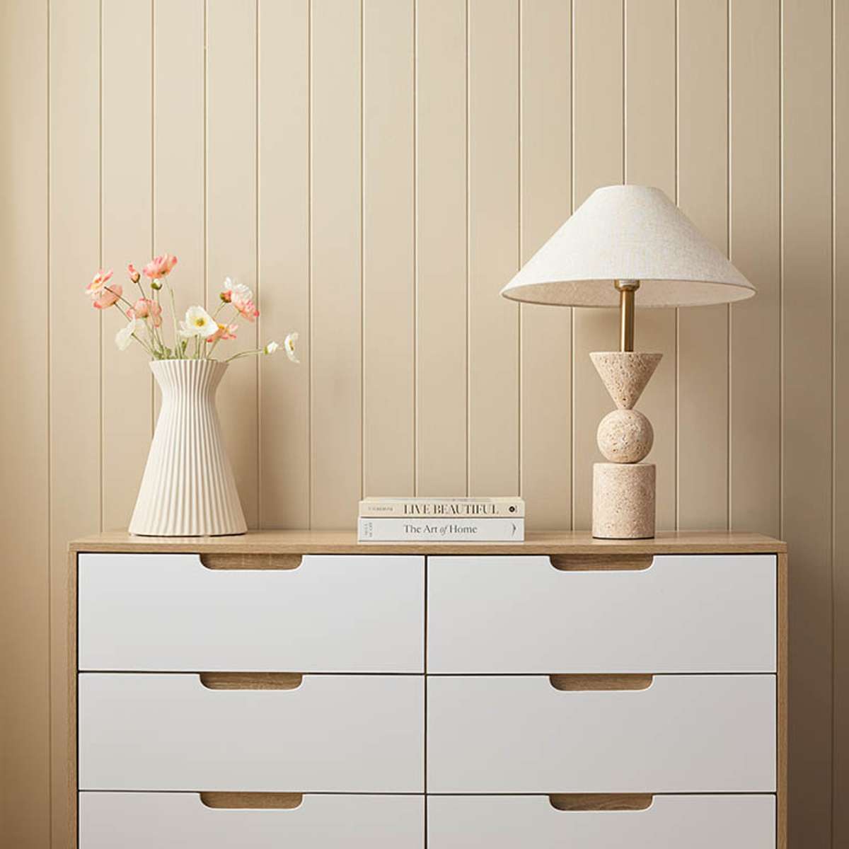 Chelsea Six Drawer - Wide - Mocka New Zealand