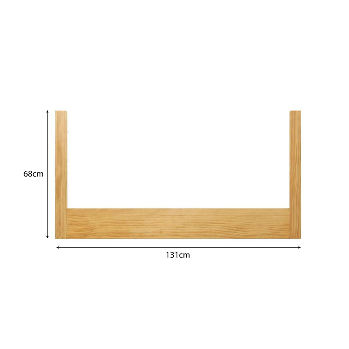 Aspen Cot Toddler Bed Conversion - Natural - Mocka New Zealand