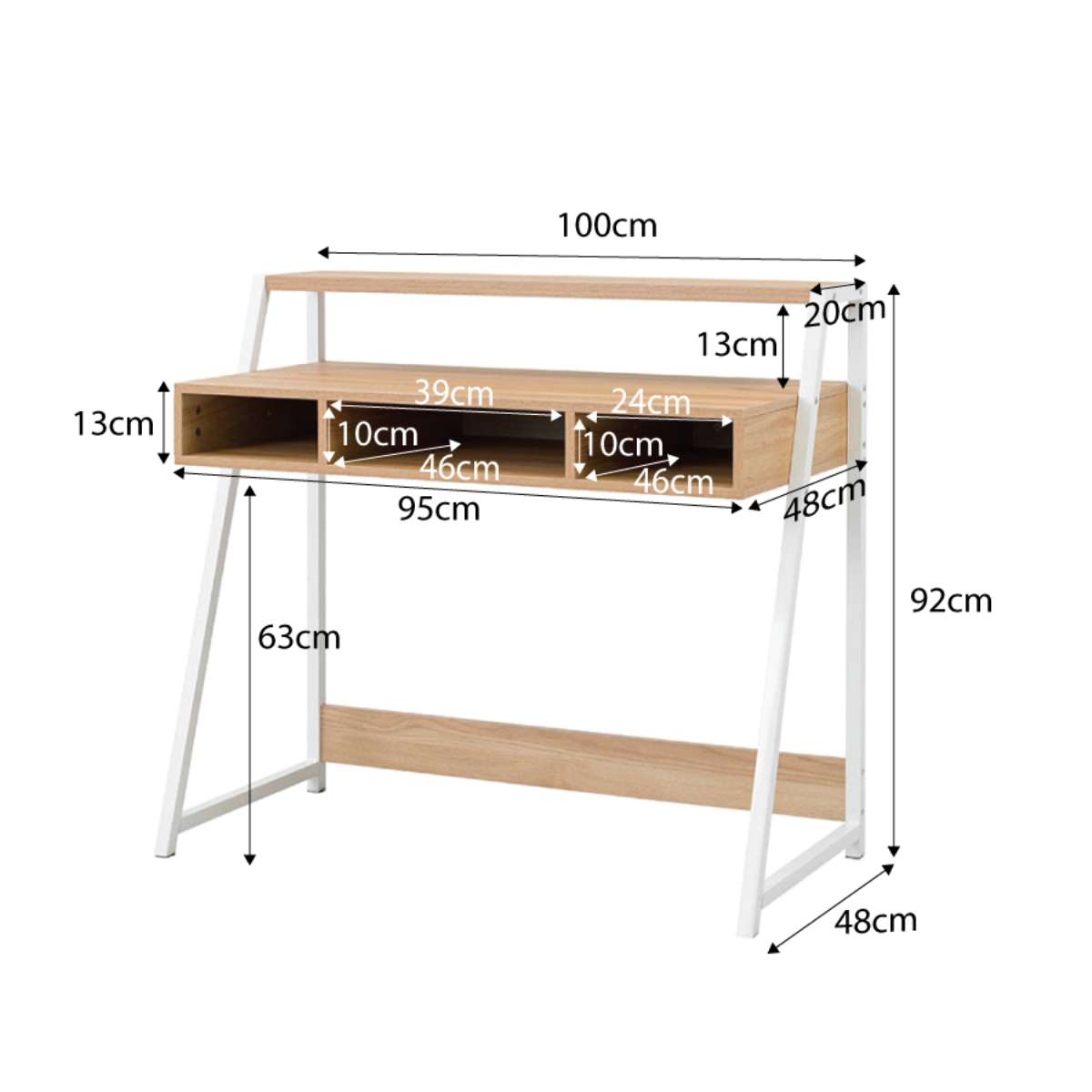 Porto Desk - White - Mocka New Zealand