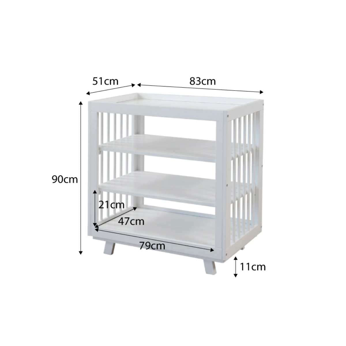 Aspen Change Table - White - Mocka New Zealand