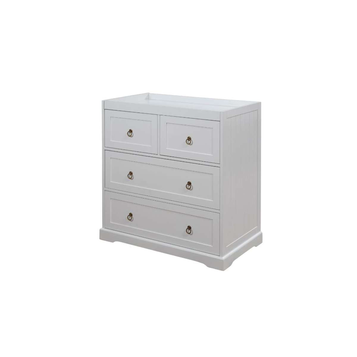 Hamptons Change Table - White - Mocka New Zealand