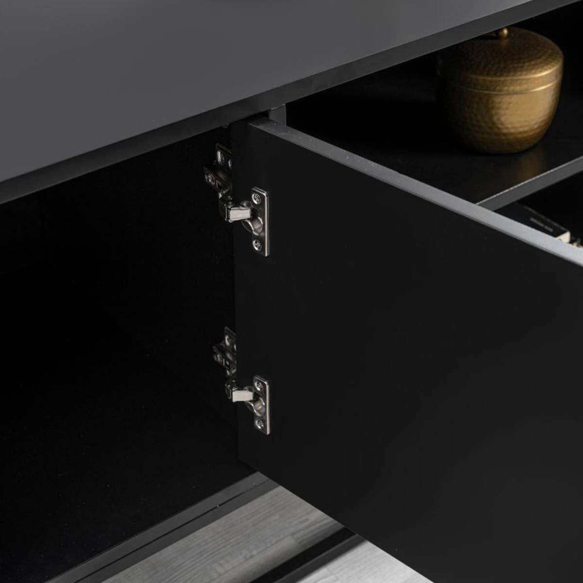 Inca Entertainment Unit - Black - Mocka New Zealand