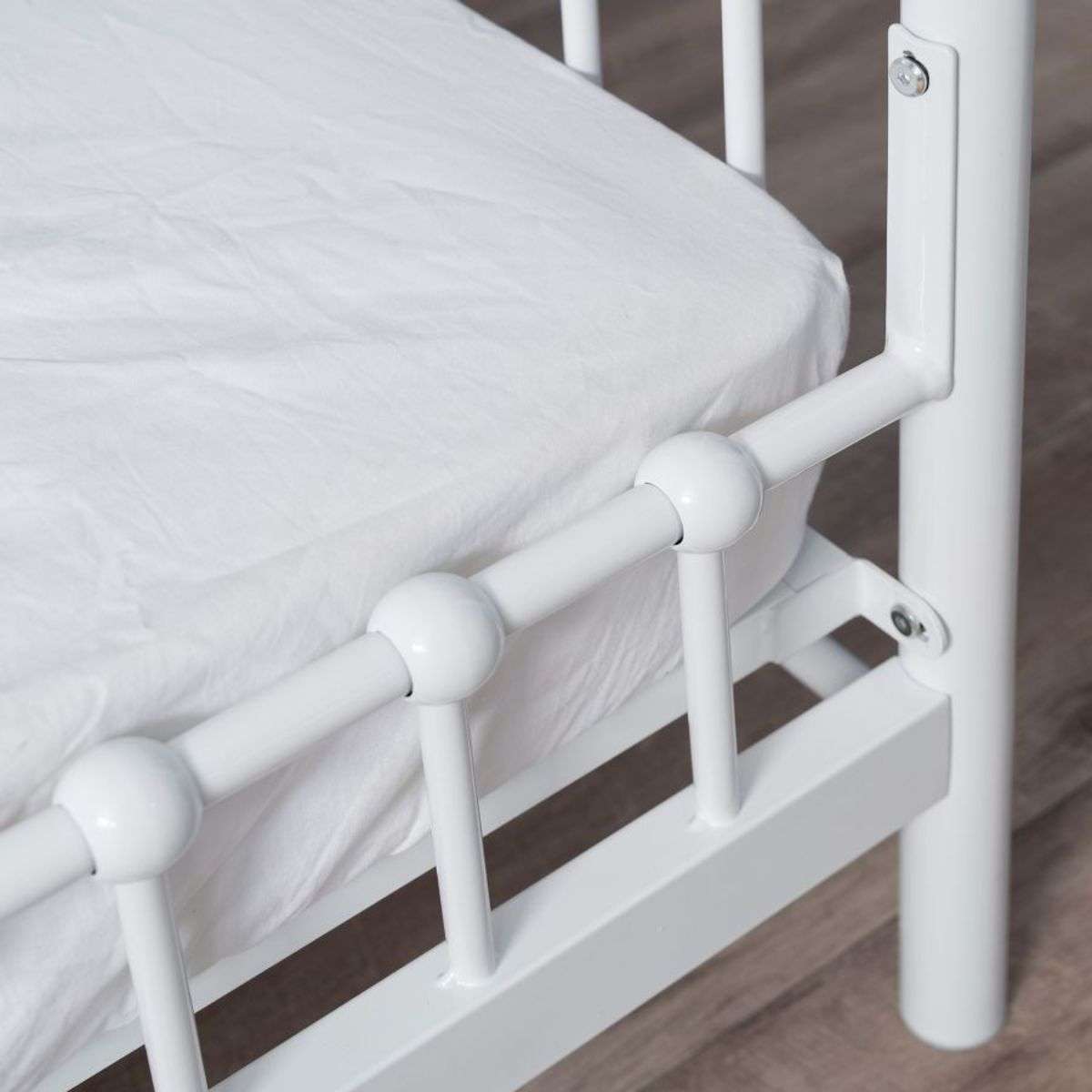 Sonata Cot Toddler Bed Conversion - White - Mocka New Zealand