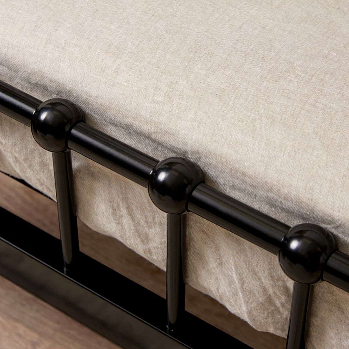 Sonata Cot Toddler Bed Conversion - Black - Mocka New Zealand