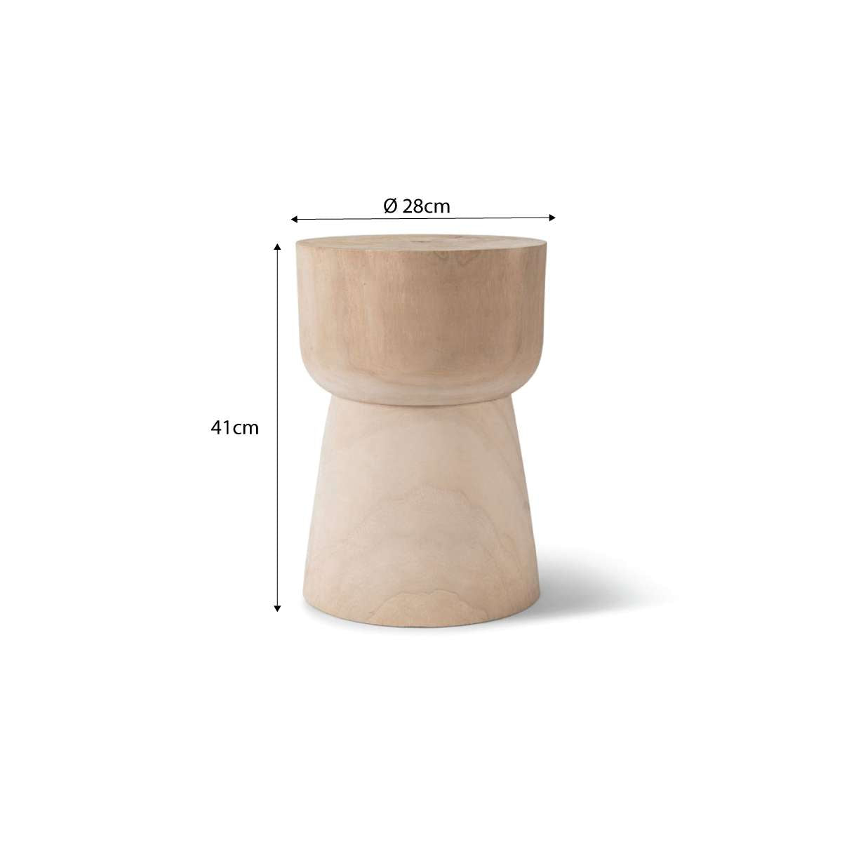 Frederick Wooden Side Table - Mocka New Zealand