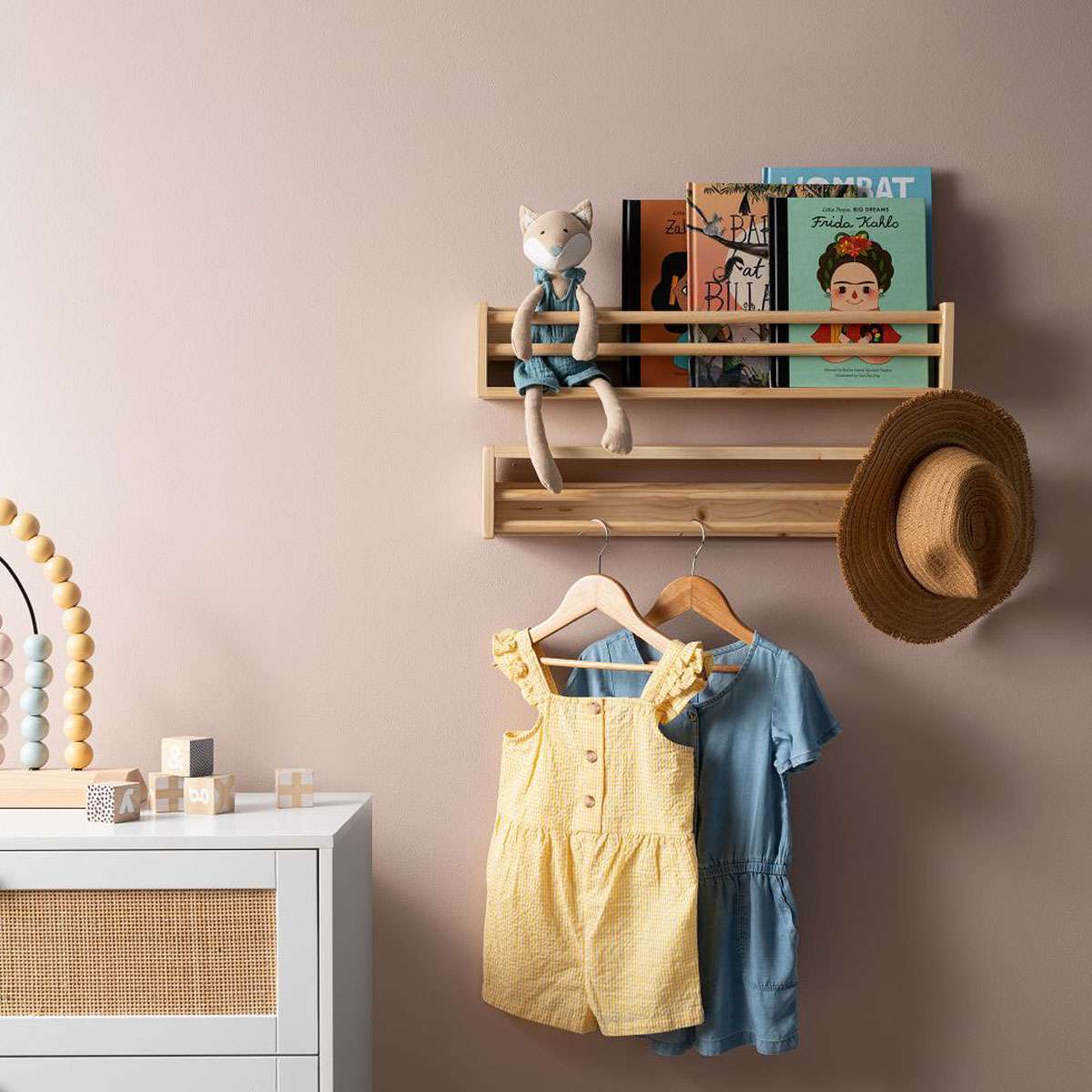 Nicho Wall Shelf - Natural - Mocka New Zealand