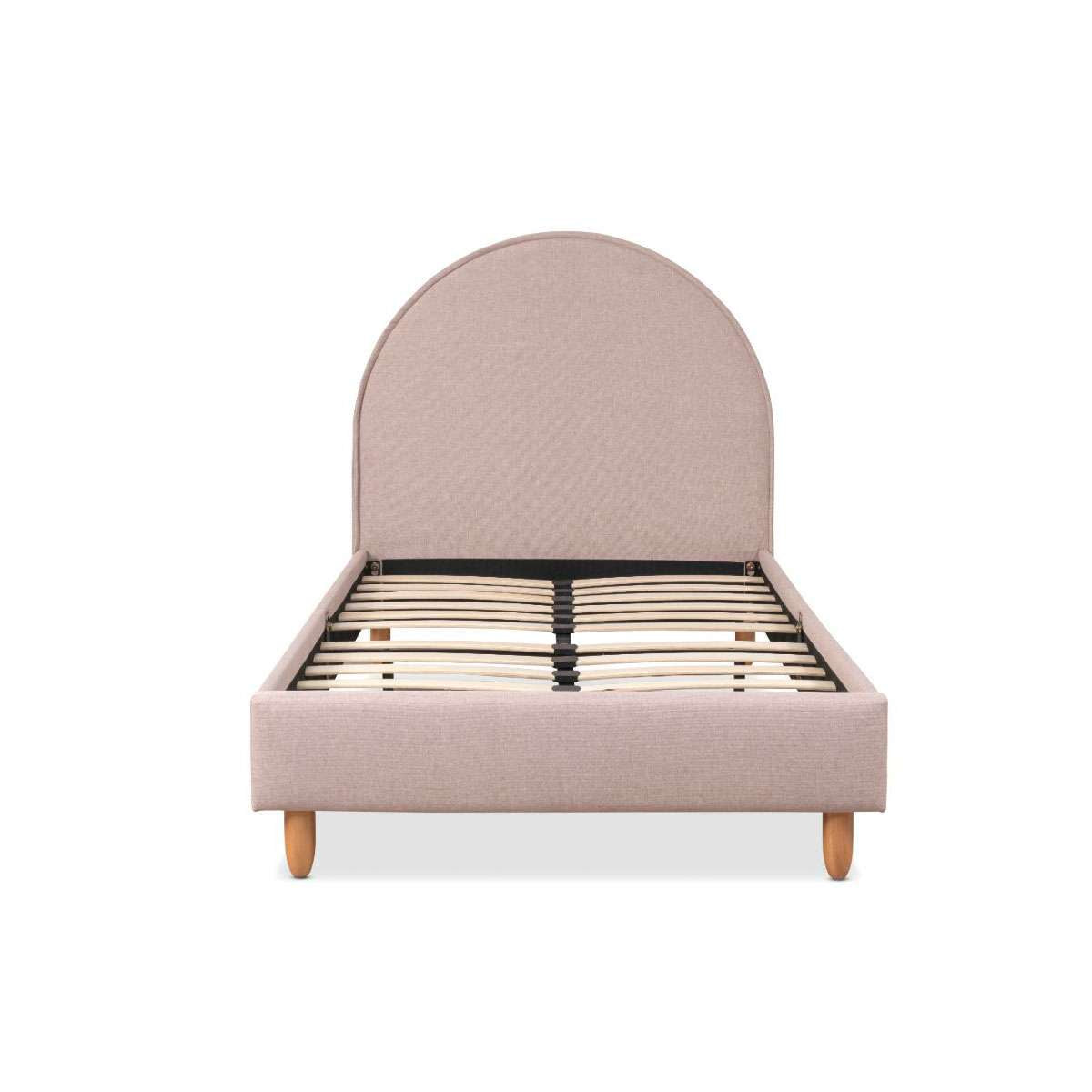 Imogen King Single Bed - Dusty Pink - Mocka New Zealand