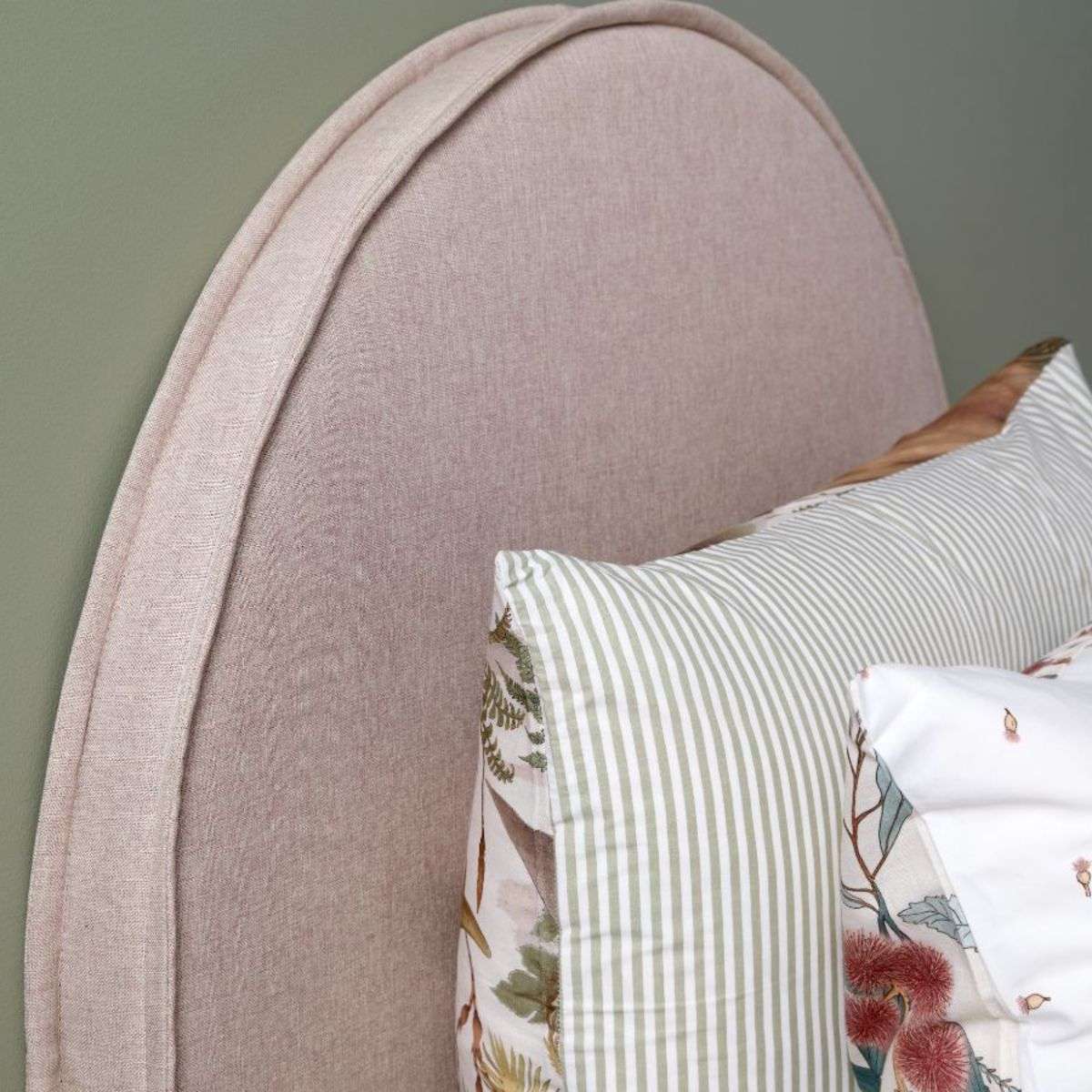 Imogen Single Bed - Dusty Pink - Mocka New Zealand