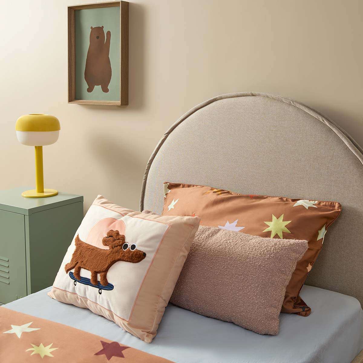 Imogen King Single Bed - Natural