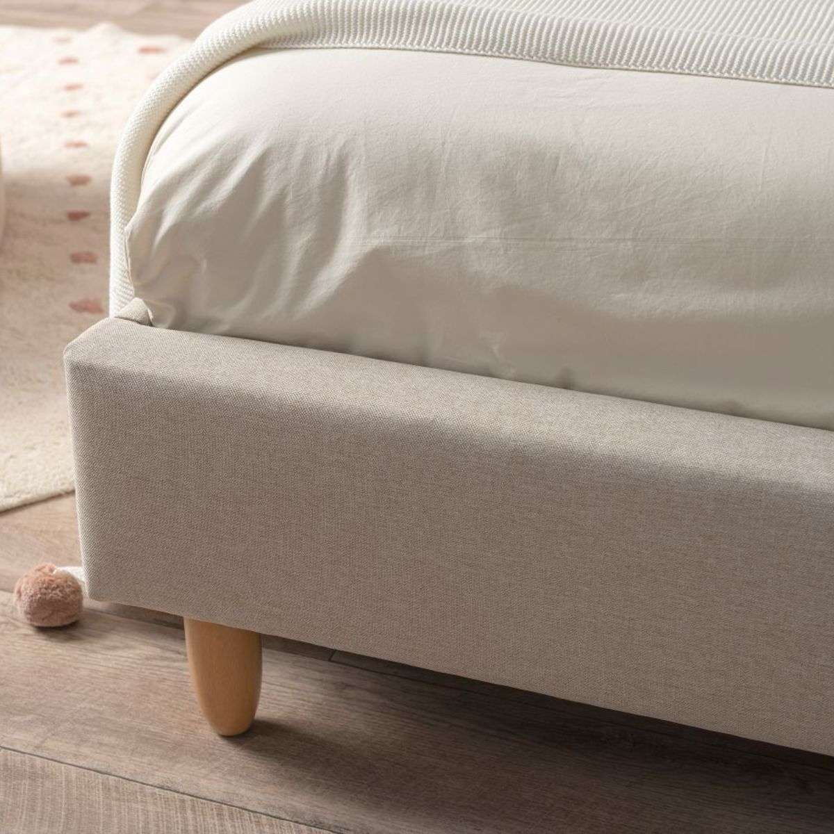 Imogen King Single Bed - Natural - Mocka New Zealand