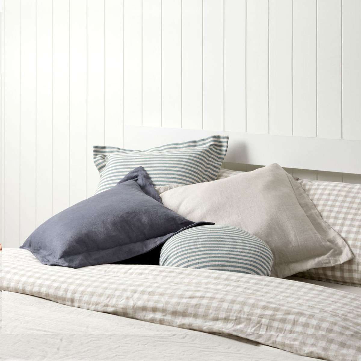 Mocka Linen Cushion - Petrol Blue - Mocka New Zealand