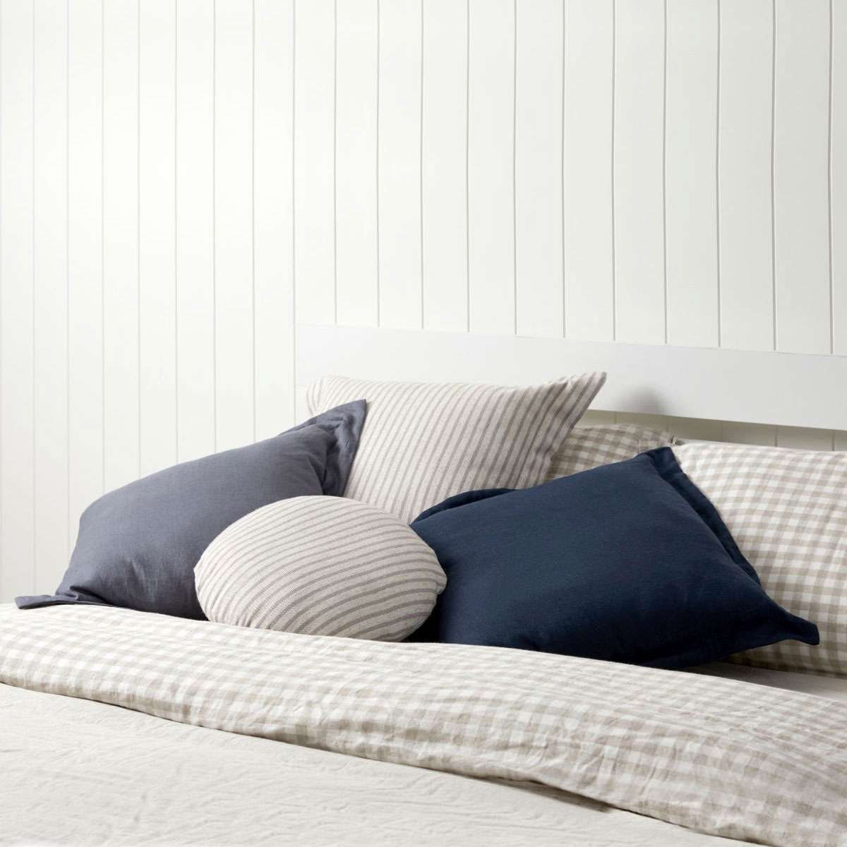 Mocka Linen Cushion - Petrol Blue - Mocka New Zealand