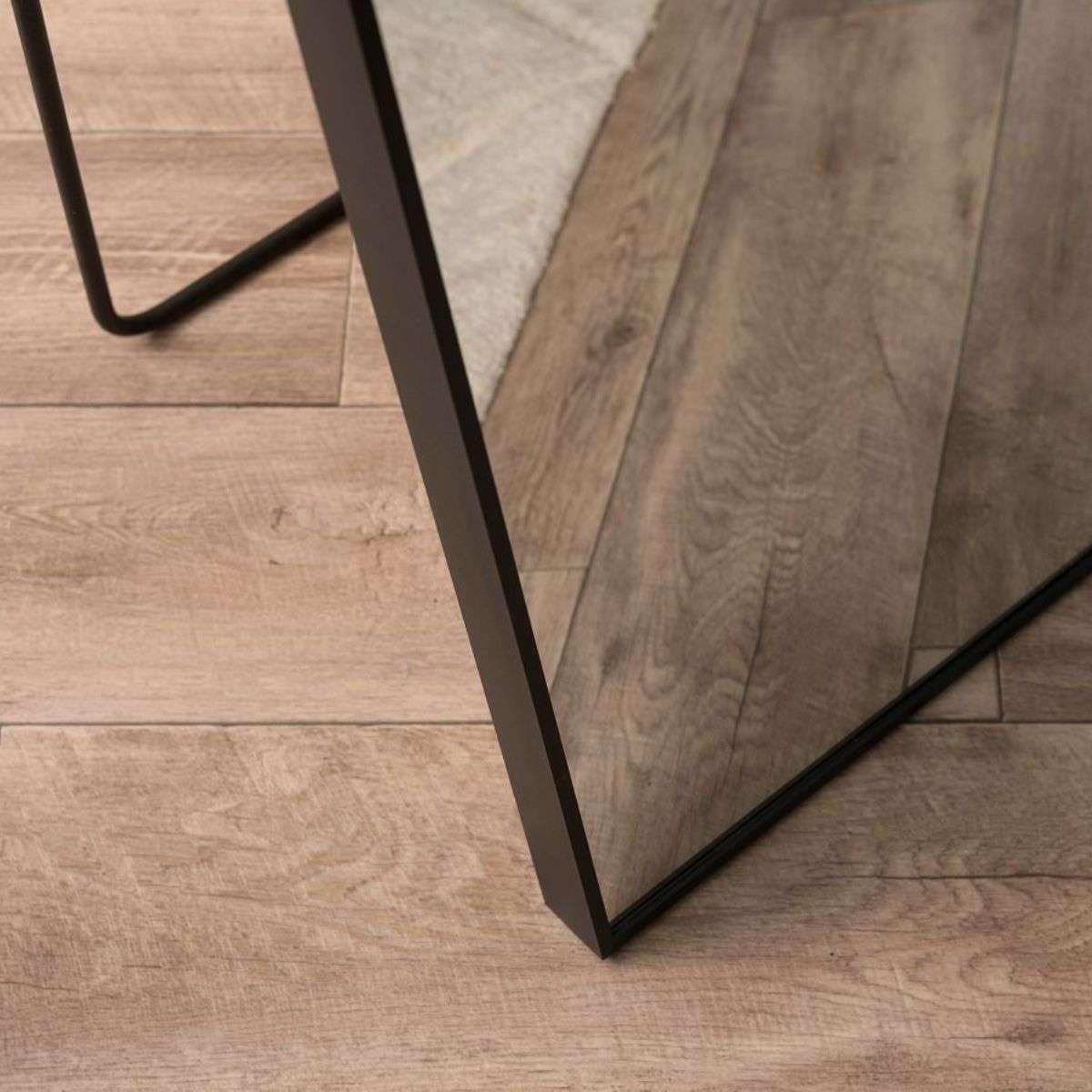 Jackson Metal Arch Full Length Freestanding Mirror - Black - Mocka New Zealand