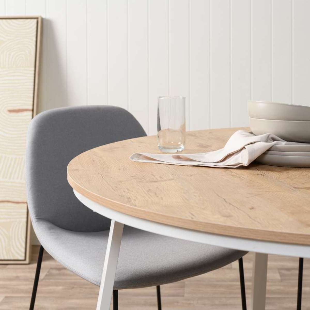 Reese Seater Dining Table White Dining Furniture Mocka NZ