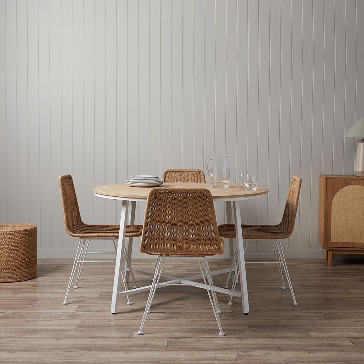 Reese 4 Seater Dining Table - White