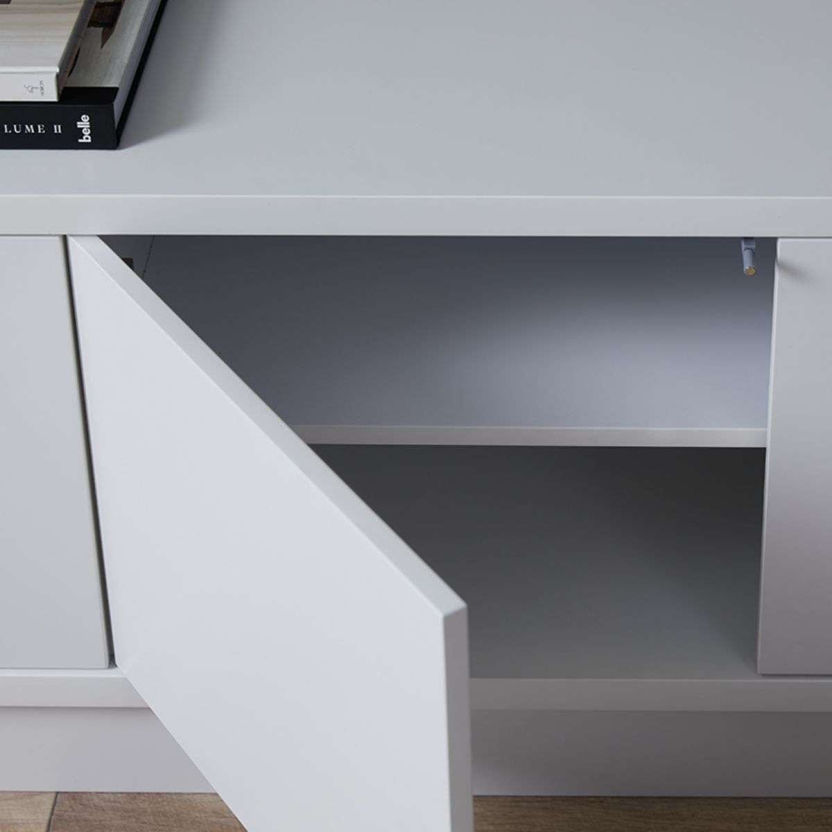 Oslo Entertainment Unit - White - Mocka New Zealand