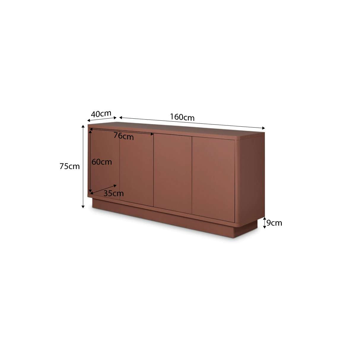 Oslo Buffet - Clay - Mocka New Zealand